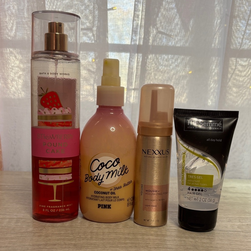 Bath & Body Works Pink Pound Cake Fragrance Mist and more!